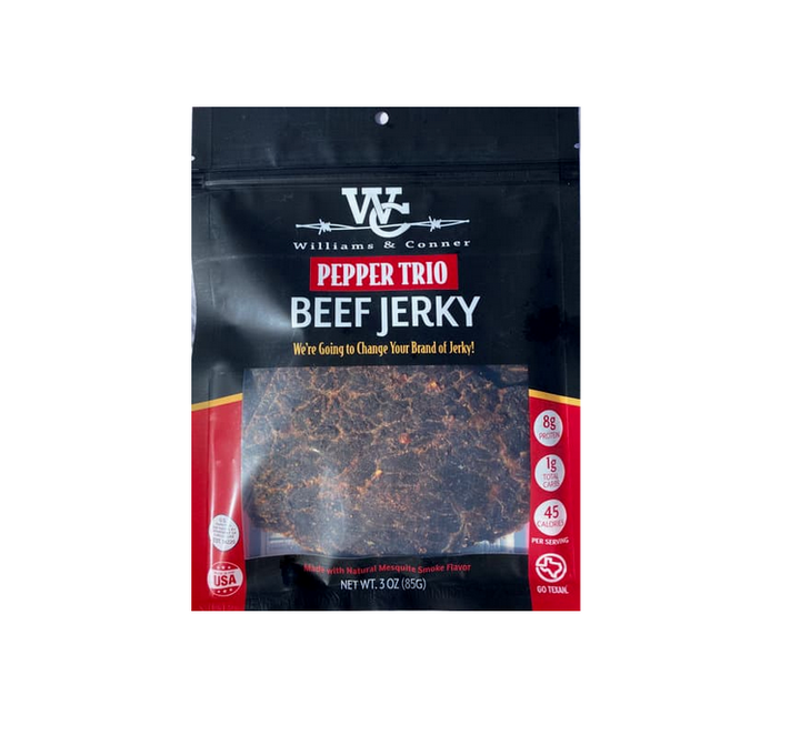 Williams & Conner Beef Jerky - Small Business, Low Carb, Protein Snack