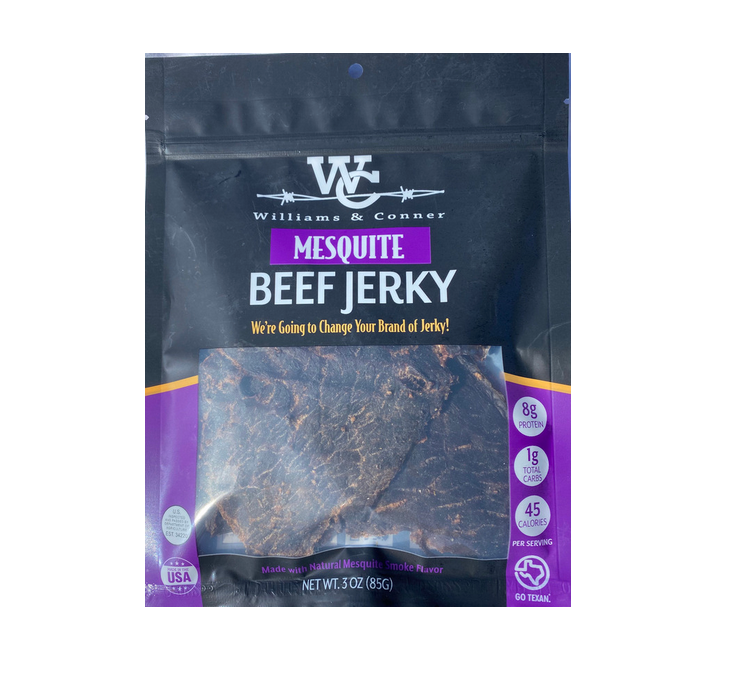 Williams & Conner Beef Jerky - Small Business, Low Carb, Protein Snack