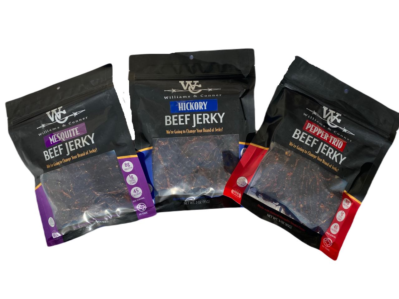 Williams & Conner Beef Jerky - Small Business, Low Carb, Protein Snack